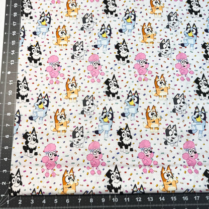 Bluey Fabric 80653 Bluey & Friends Party Confetti - Mary Jo Fabrics