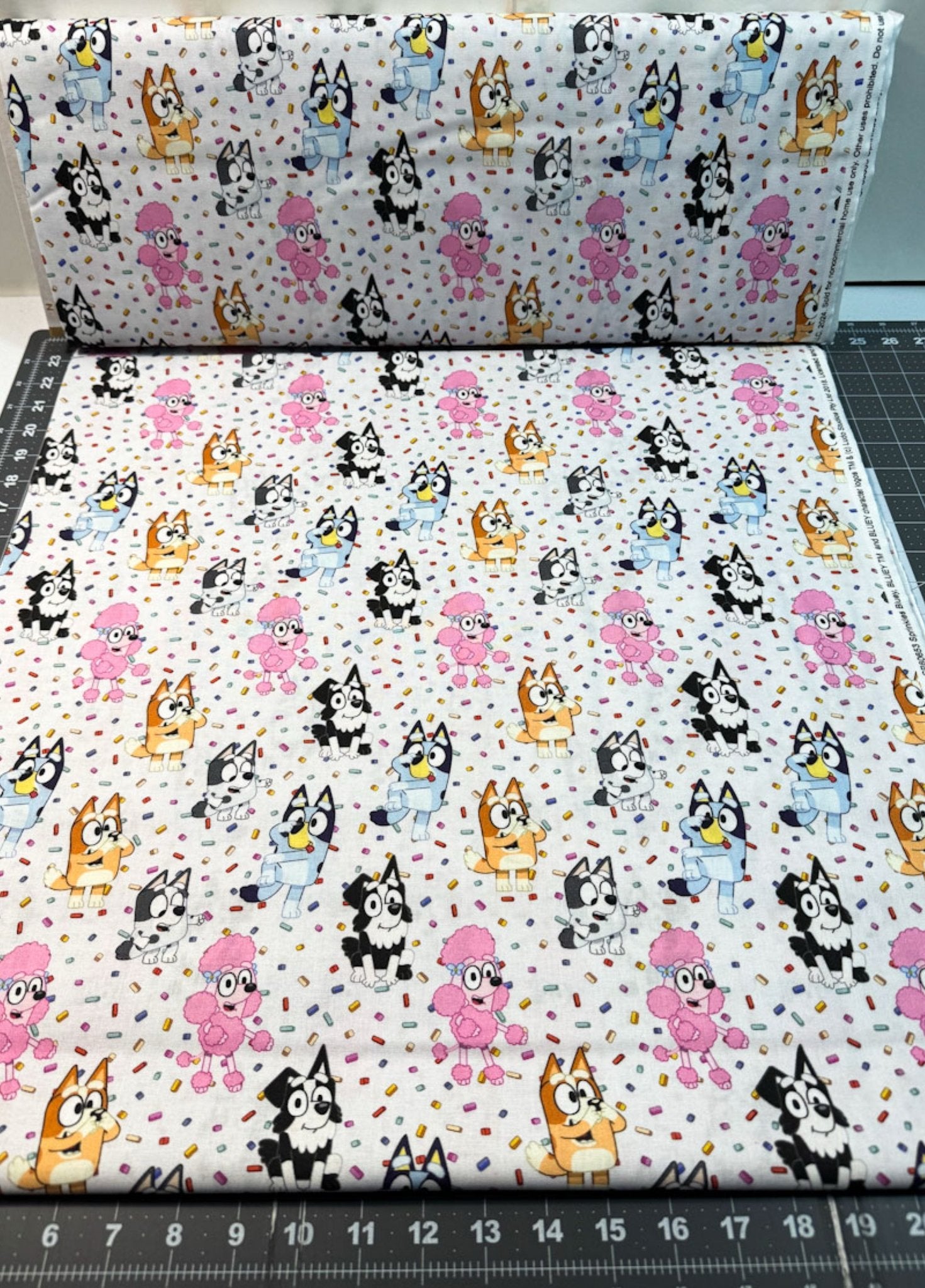 Bluey Fabric 80653 Bluey & Friends Party Confetti - Mary Jo Fabrics