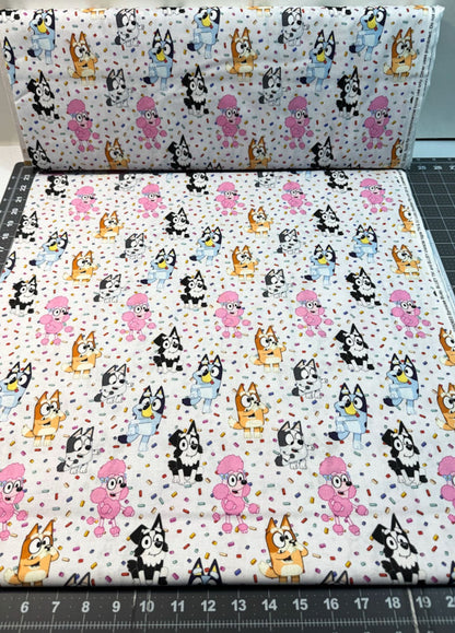 Bluey Fabric 80653 Bluey & Friends Party Confetti - Mary Jo Fabrics