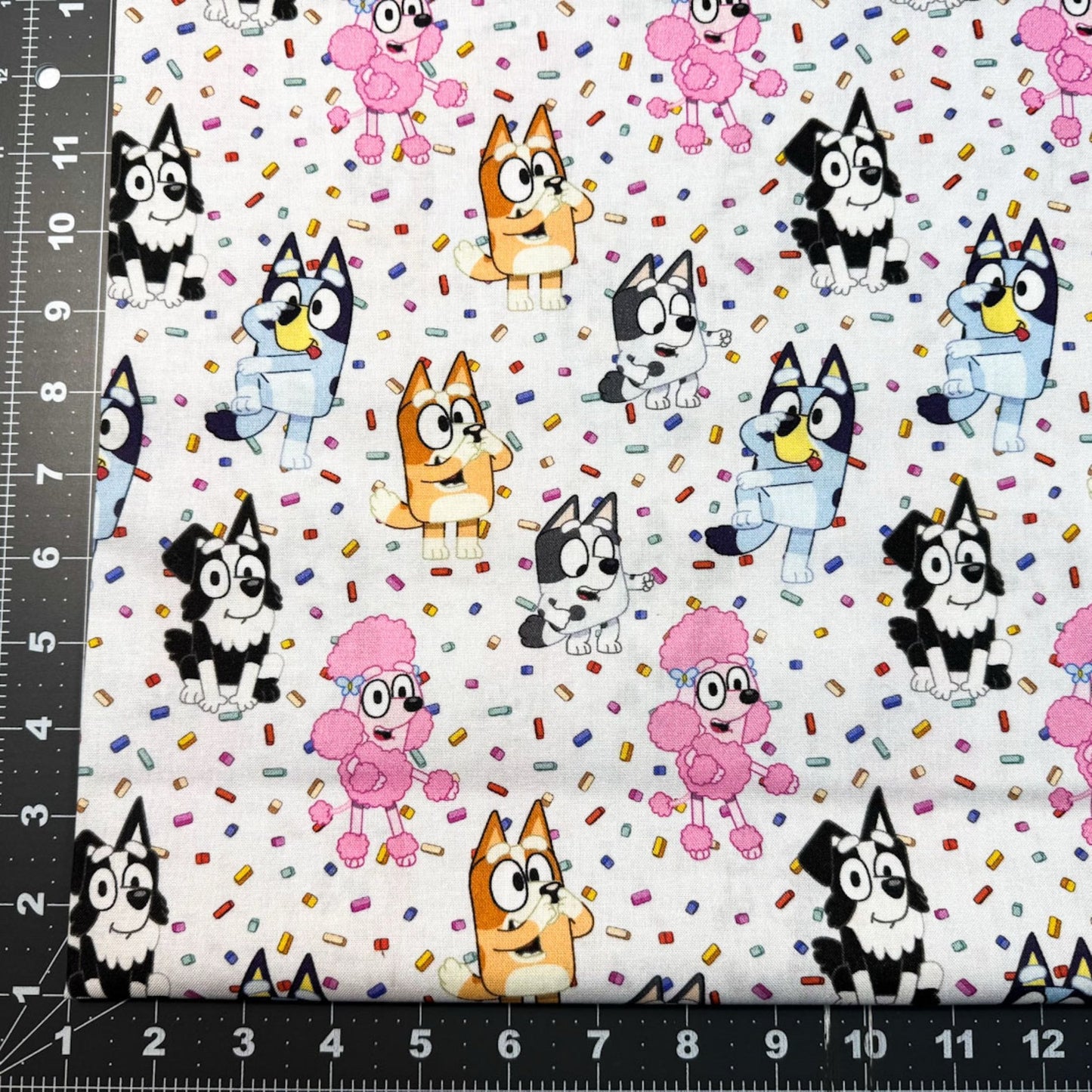 Bluey Fabric 80653 Bluey & Friends Party Confetti - Mary Jo Fabrics