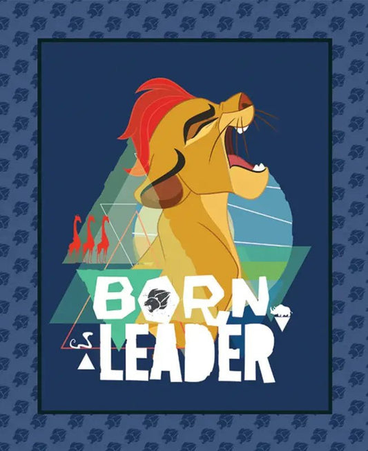 Born Leader 85250001JP Lion King fabric Panel - Mary Jo Fabrics
