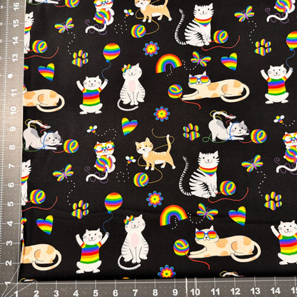 Bow Wow Meow Cat Fabric FLBWM D25 Z Kitten - Mary Jo Fabrics