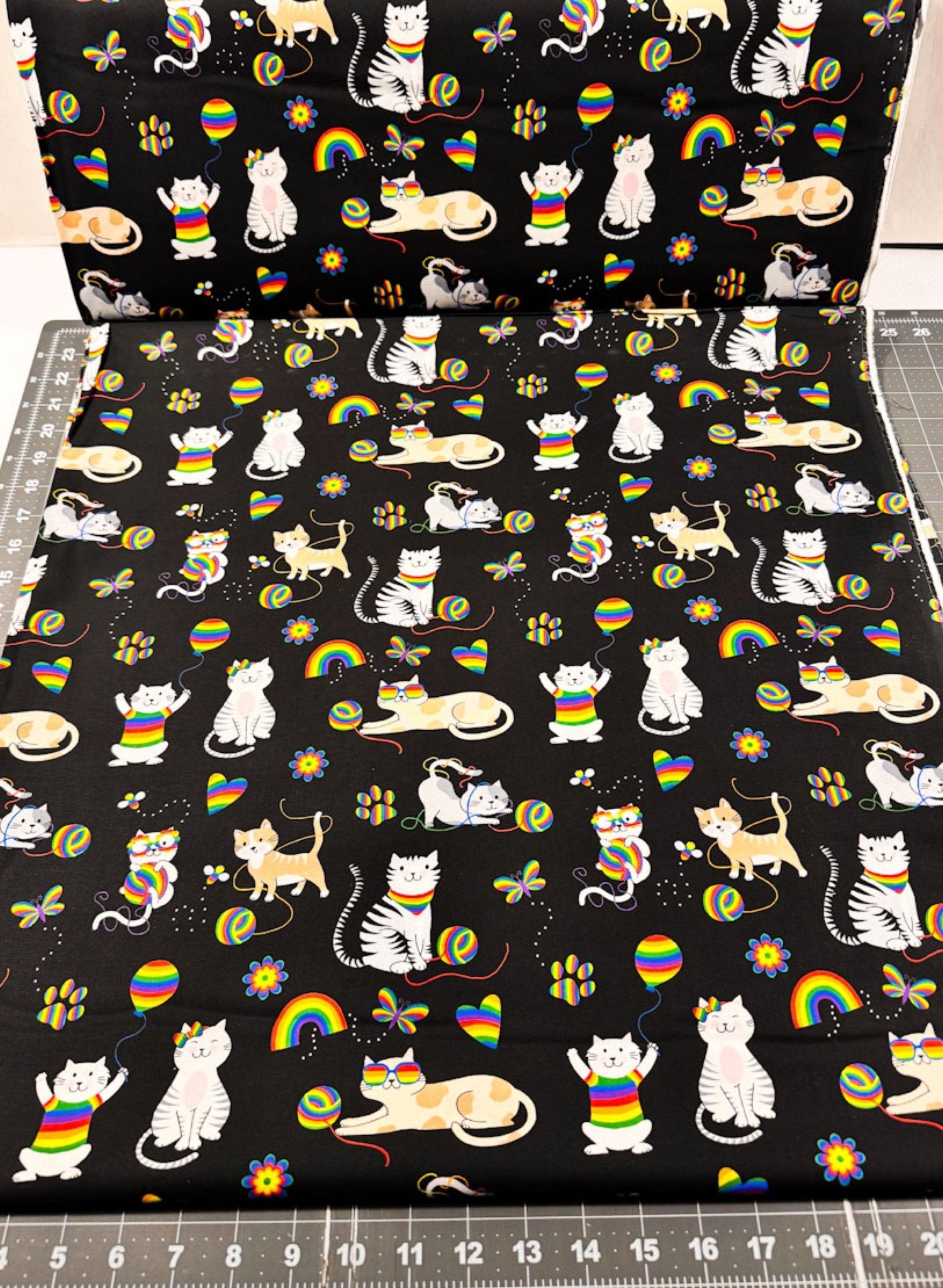 Bow Wow Meow Cat Fabric FLBWM D25 Z Kitten - Mary Jo Fabrics