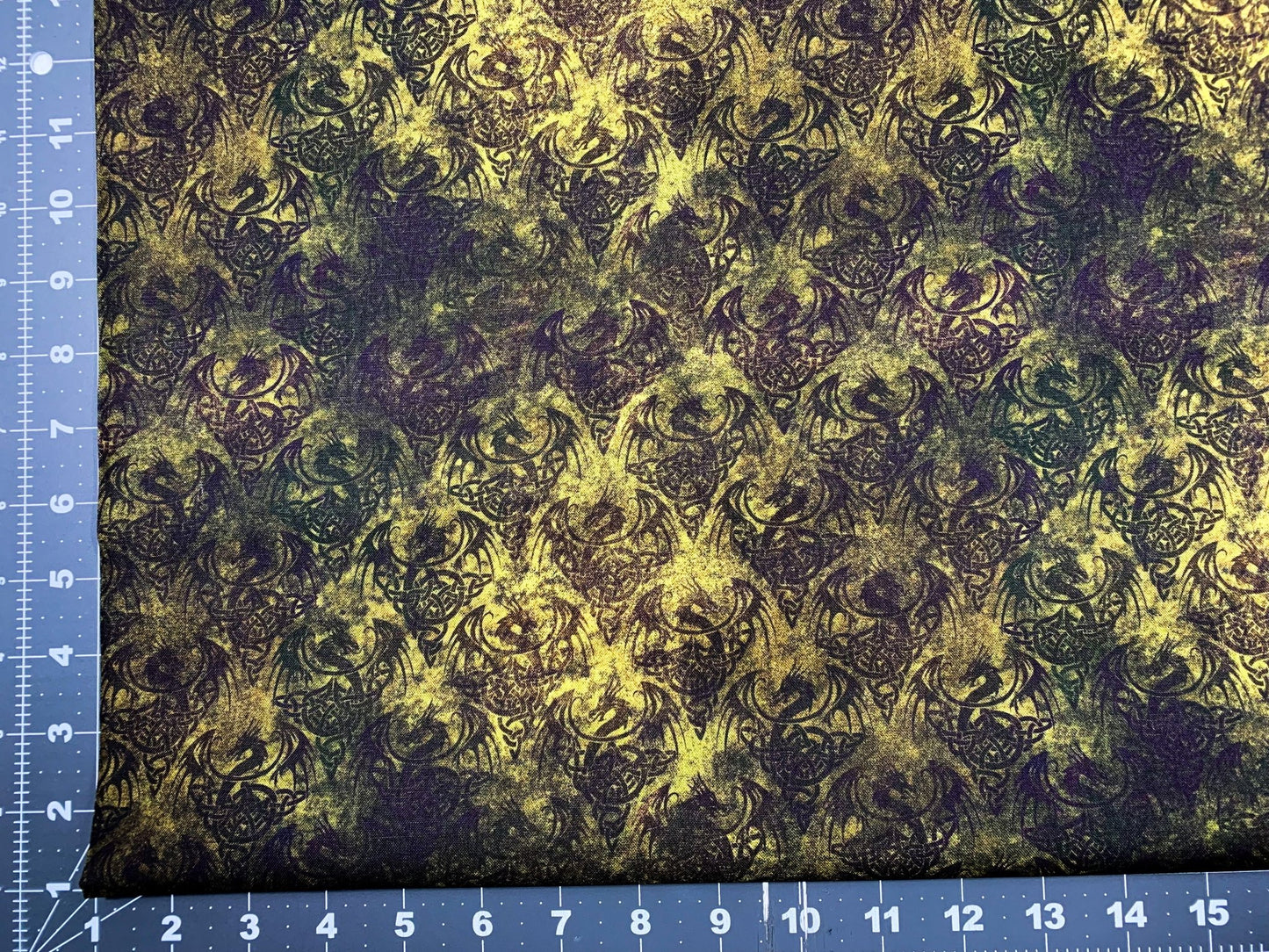 Brown Dragon Fabric CD3067 Dragon Shadow - Mary Jo Fabrics