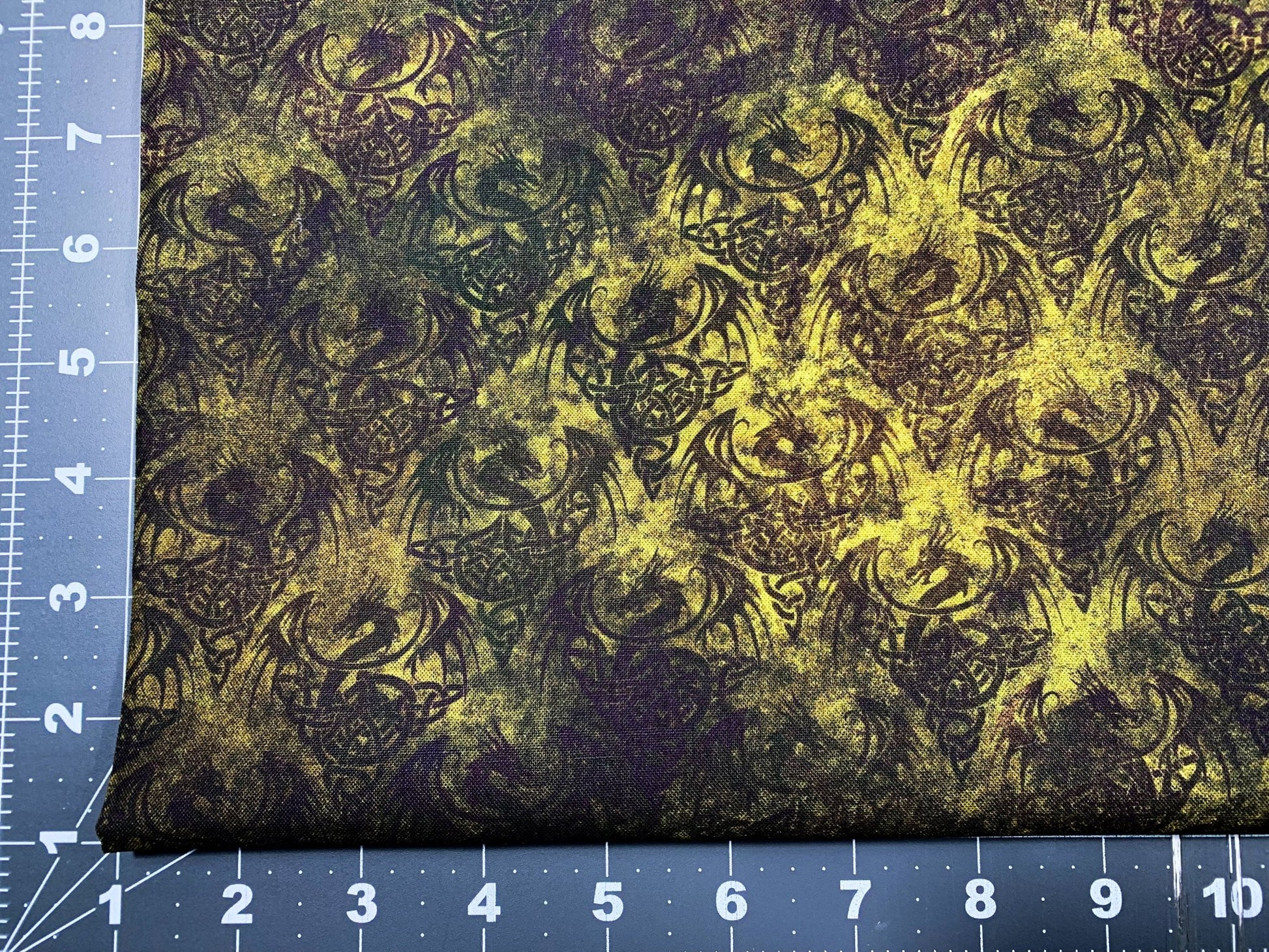 Brown Dragon Fabric CD3067 Dragon Shadow - Mary Jo Fabrics