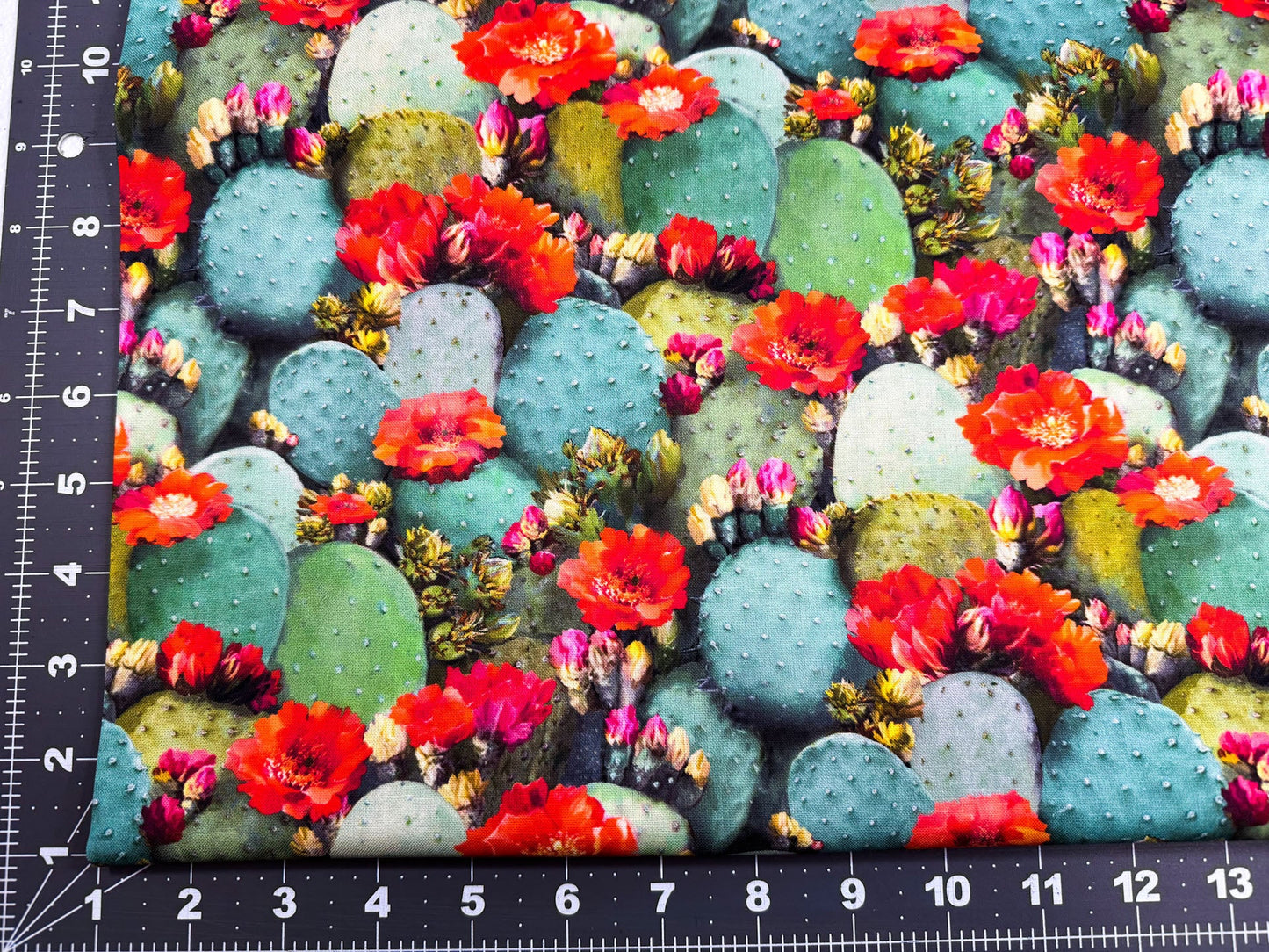 Cactus flower fabric CD2403 cactus cotton fabric - Mary Jo Fabrics