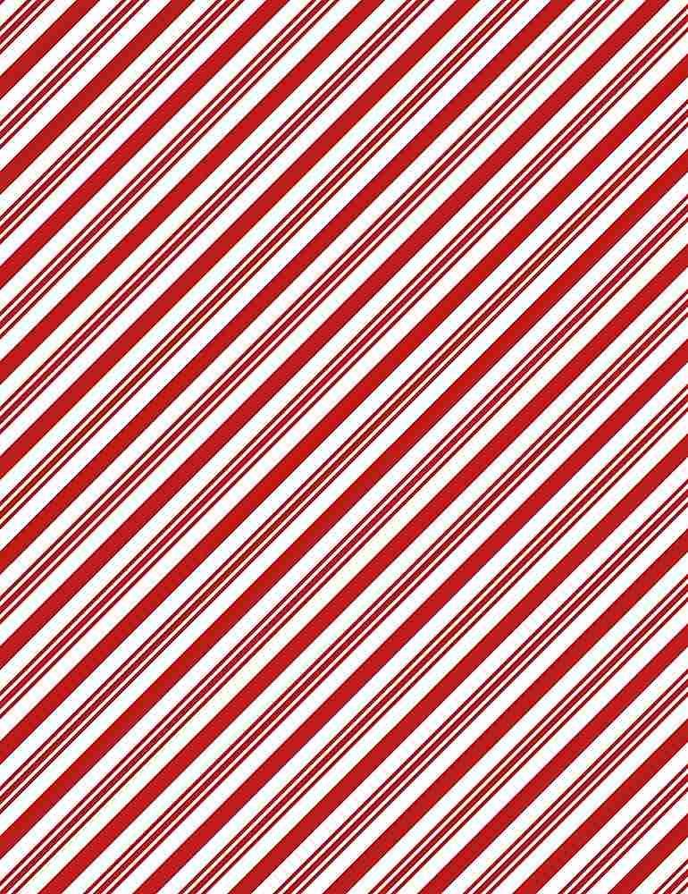Candy Cane Fabric CD1465 Christmas Stripes - Mary Jo Fabrics