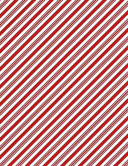 Candy Cane Fabric CD1465 Christmas Stripes - Mary Jo Fabrics