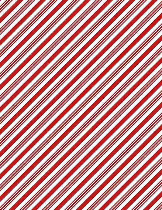 Candy Cane Fabric CD1465 Christmas Stripes - Mary Jo Fabrics