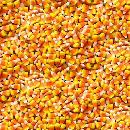 Candy Corn Fabric CD2938 Boo Halloween - Mary Jo Fabrics
