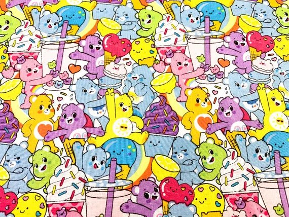 Care Bear fabric Care bears nursery fabric - Mary Jo Fabrics