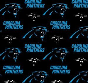 Carolina Panthers fabric 6401D NFL fabric Panther cotton fabric - Mary Jo Fabrics