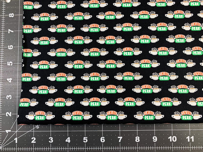 Central Perk Coffee fabric Friends fabric - Mary Jo Fabrics