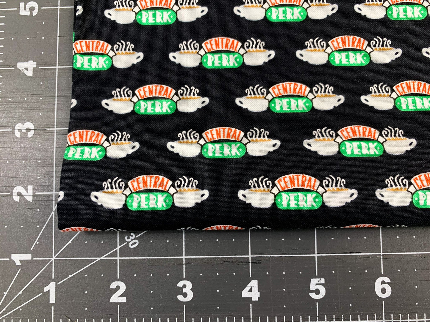 Central Perk Coffee fabric Friends fabric - Mary Jo Fabrics