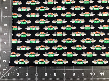 Central Perk Coffee fabric Friends fabric - Mary Jo Fabrics