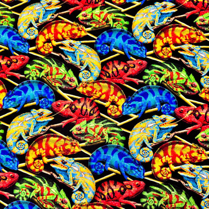 Chameleon Lizard Fabric 8055 90 Magical Cotton Material - Mary Jo Fabrics