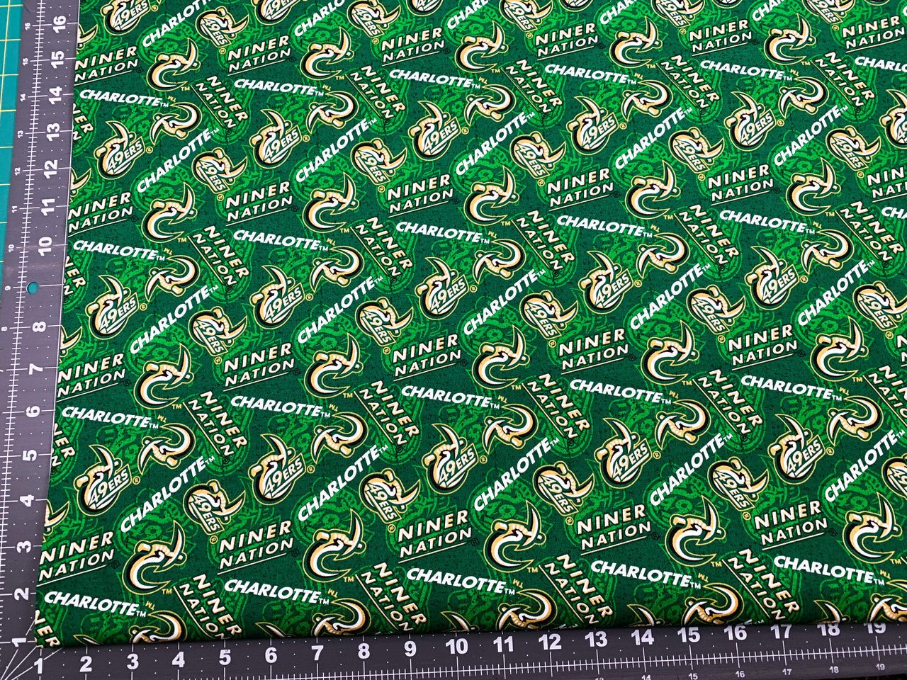 Charlotte 49ers fabric NCC1178 UNC Charlotte Niner Nation - Mary Jo Fabrics