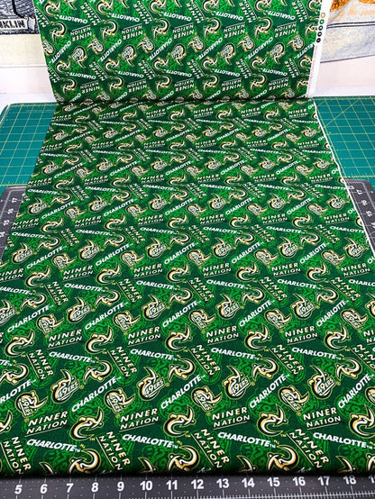 Charlotte 49ers fabric NCC1178 UNC Charlotte Niner Nation - Mary Jo Fabrics