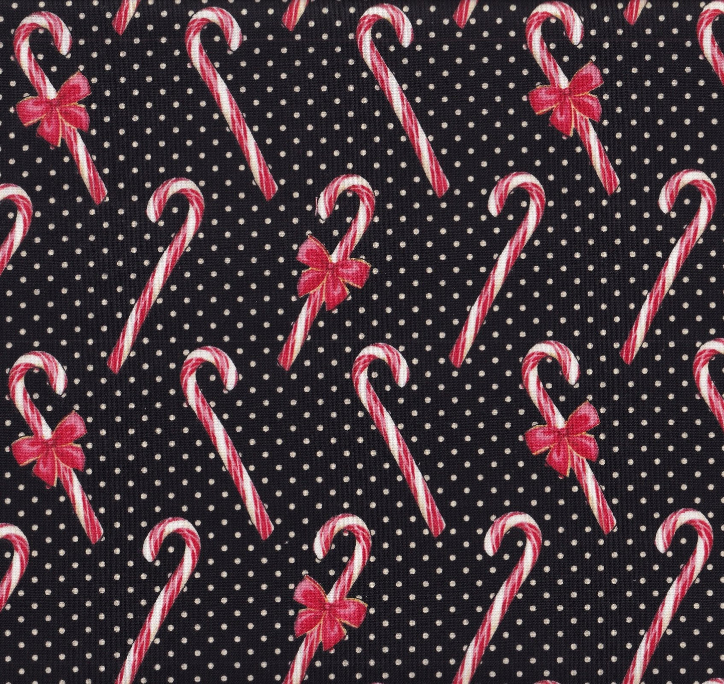 Christmas candy canes fabric 17919 candy cane cotton fabric - Mary Jo Fabrics