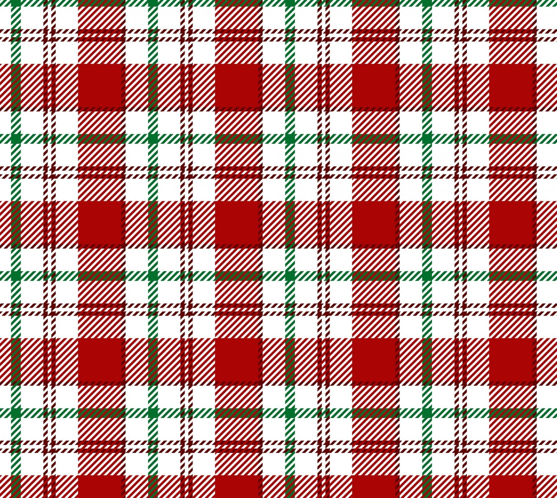 Christmas Plaid DX - 2373 - 0C - 1 White red Green Atwood plaid fabric - Mary Jo Fabrics