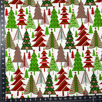 Christmas Tree Cotton Fabric 49681 Tis the Season - Mary Jo Fabrics