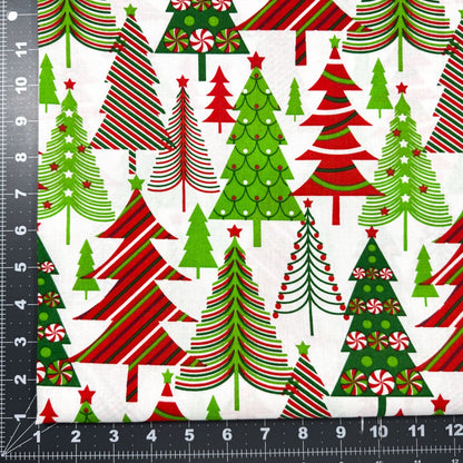 Christmas Tree Cotton Fabric 49681 Tis the Season - Mary Jo Fabrics