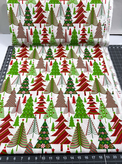 Christmas Tree Cotton Fabric 49681 Tis the Season - Mary Jo Fabrics