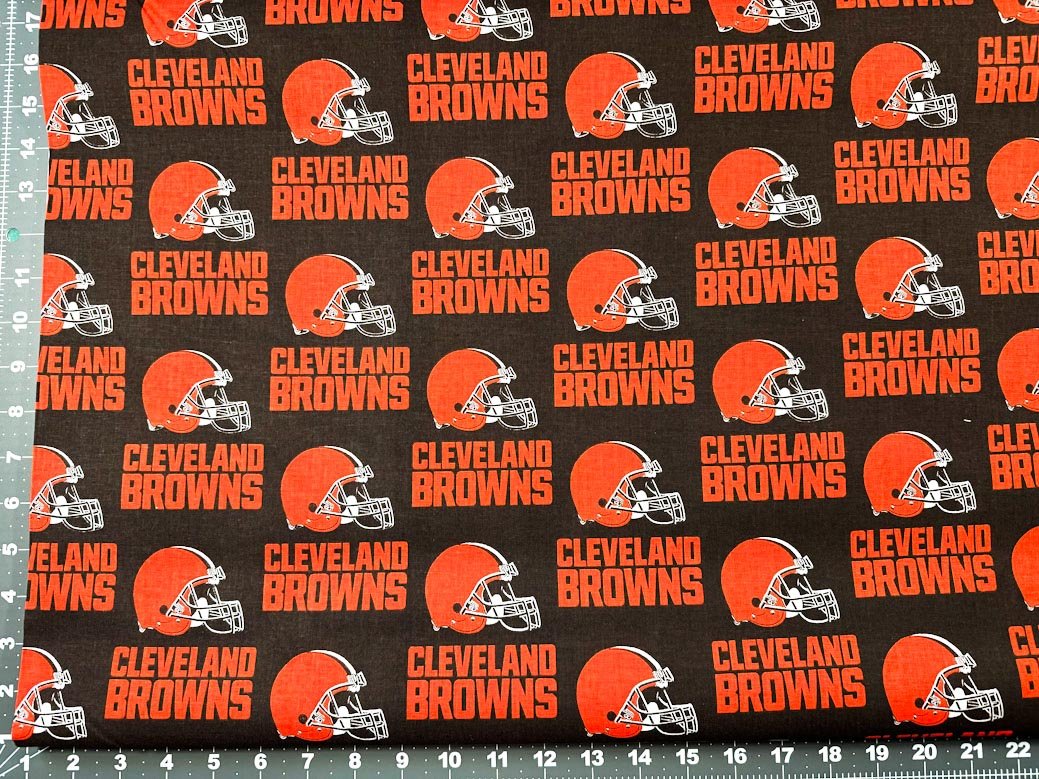 Cleveland Browns fabric 6735 D NFL fabric - Mary Jo Fabrics