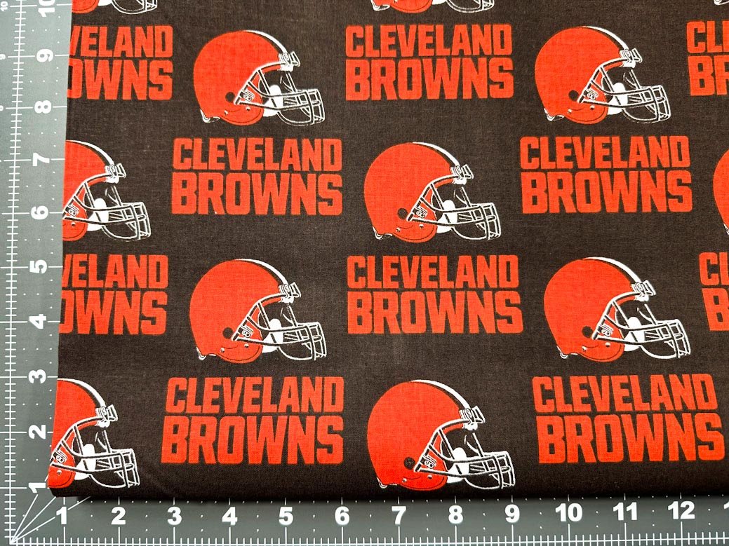 Cleveland Browns fabric 6735 D NFL fabric - Mary Jo Fabrics