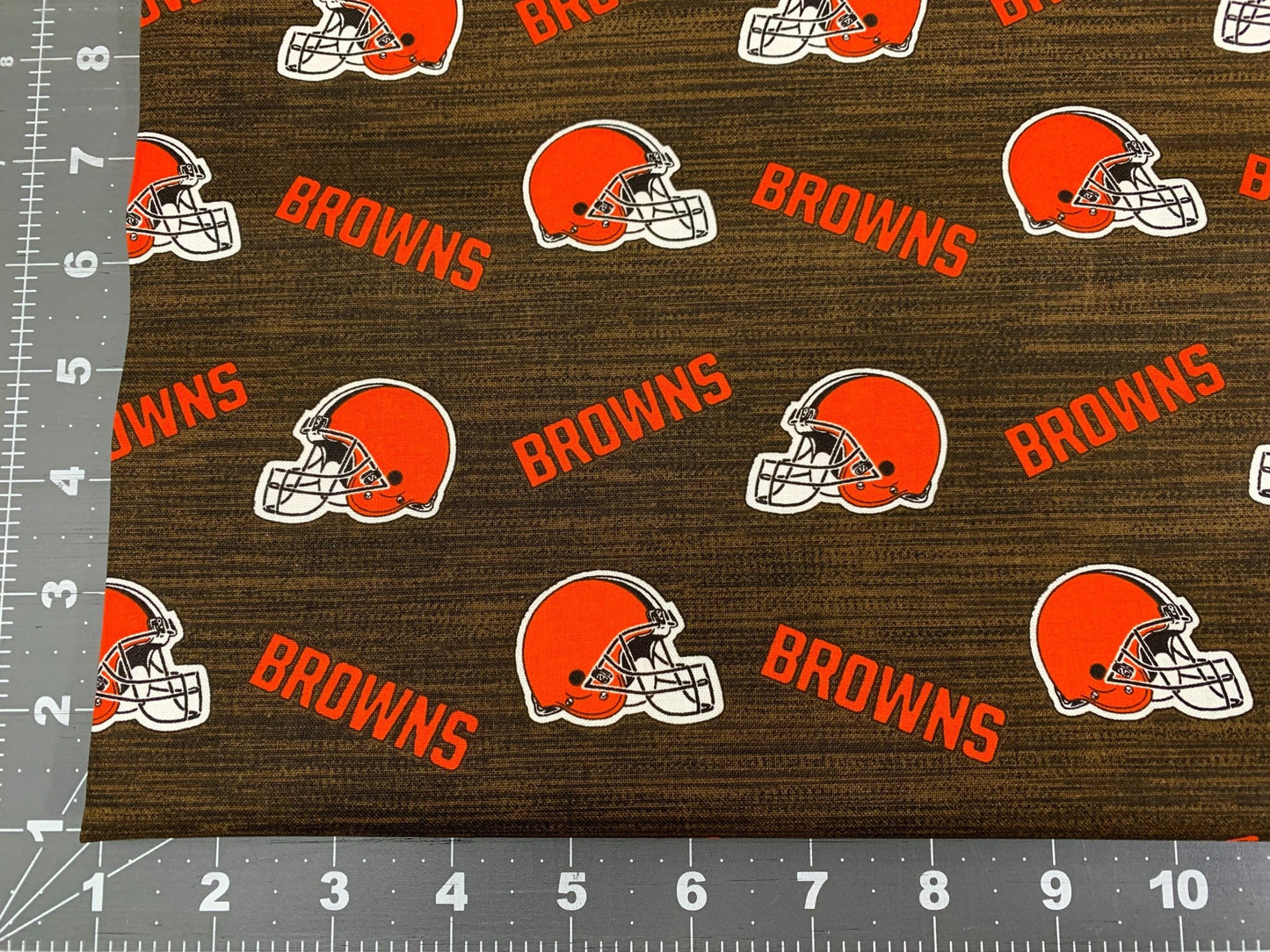 Cleveland Browns fabric 70494 - D Browns cotton NFL fabric - Mary Jo Fabrics