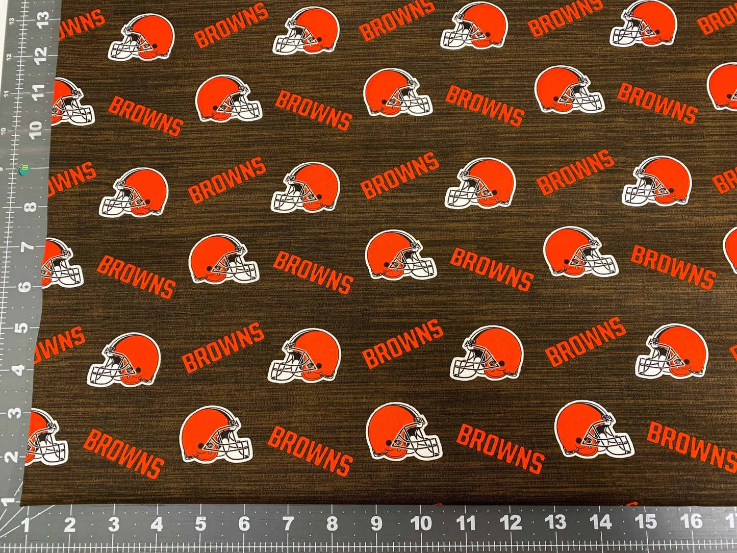 Cleveland Browns fabric 70494 - D Browns cotton NFL fabric - Mary Jo Fabrics