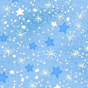 Blue Mini Stars  FLANNEL 9831-11 Space Flannel