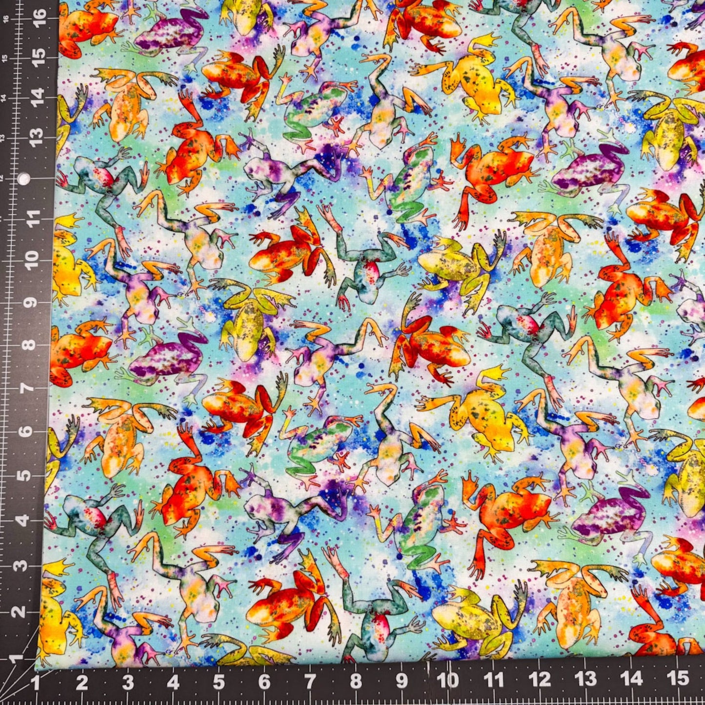 Crazy Frog Fabric 59 - 7671 Hip Hop Frogs Cotton Fabric - Mary Jo Fabrics