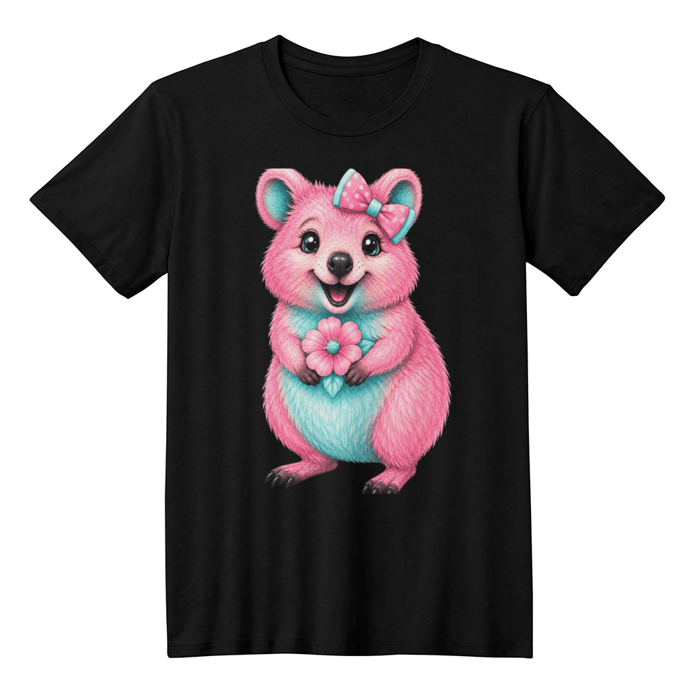Cute Quokka girl T Shirt - Mary Jo Fabrics
