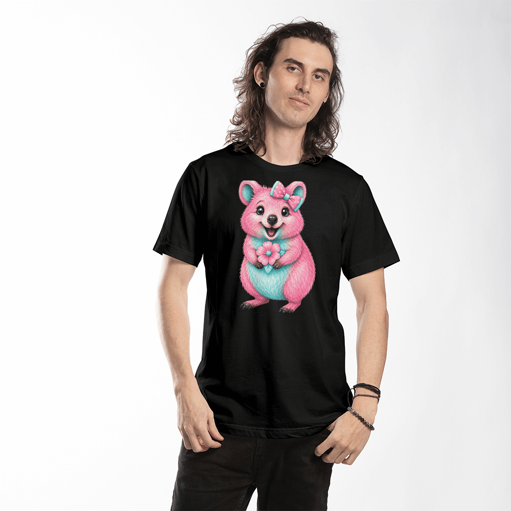 Cute Quokka girl T Shirt - Mary Jo Fabrics
