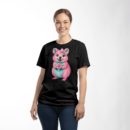 Cute Quokka girl T Shirt - Mary Jo Fabrics