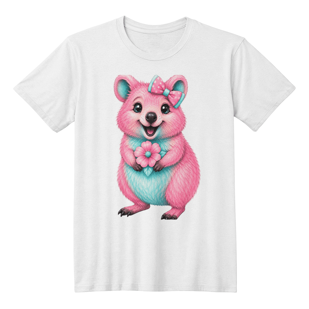 Cute Quokka girl T Shirt - Mary Jo Fabrics
