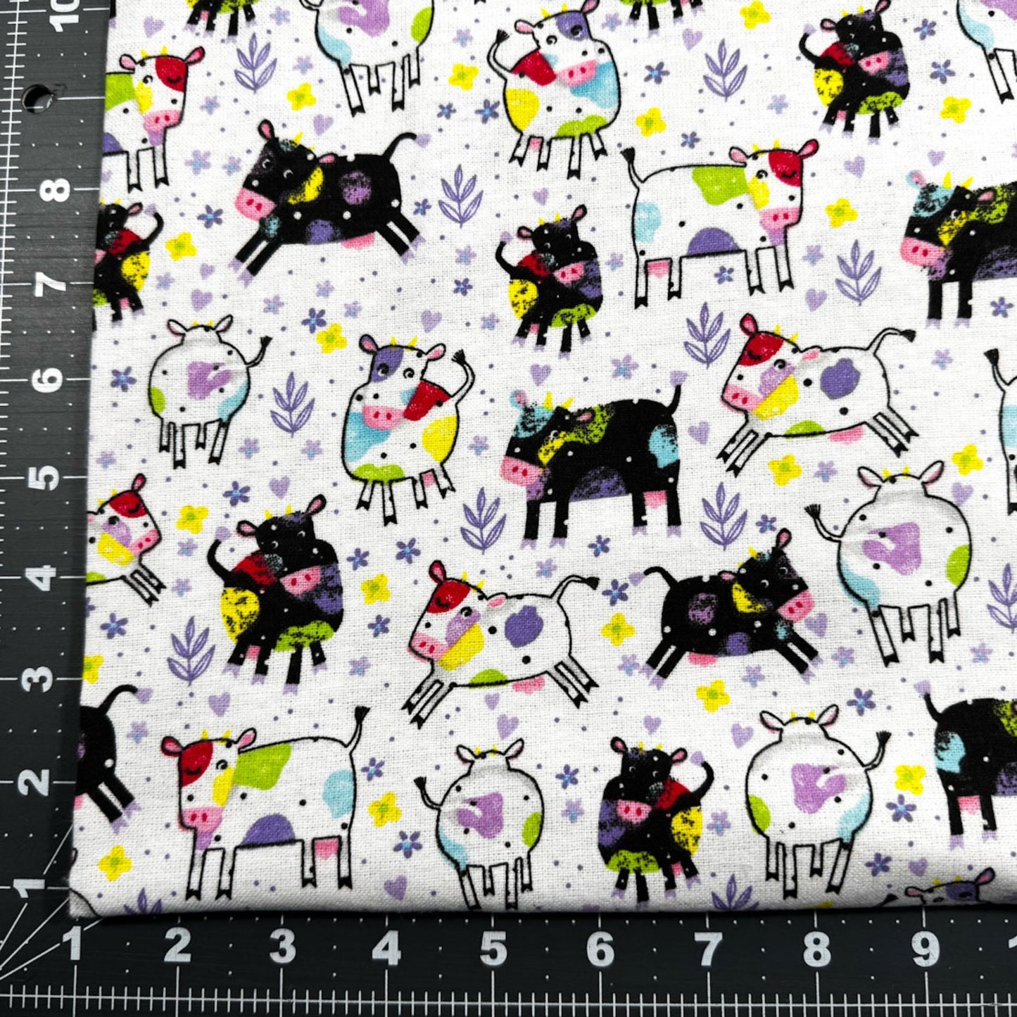Cute Spotted Cows FLANNEL 44 - 7992 Fun Cows - Mary Jo Fabrics