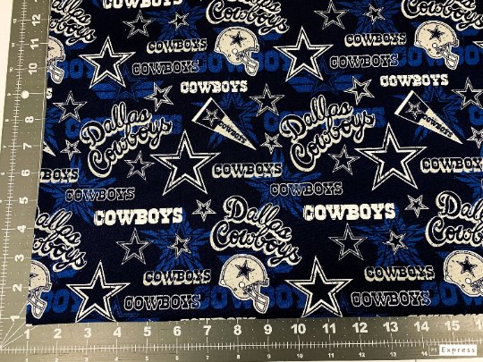 Dallas Cowboys Fabric 14443 Pennant NFL Cotton fabric - Mary Jo Fabrics