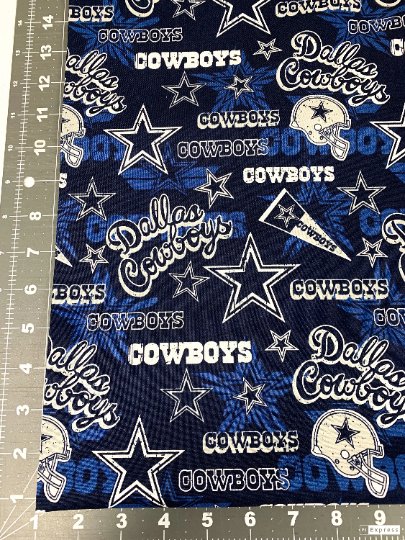 Dallas Cowboys Fabric 14443 Pennant NFL Cotton fabric - Mary Jo Fabrics