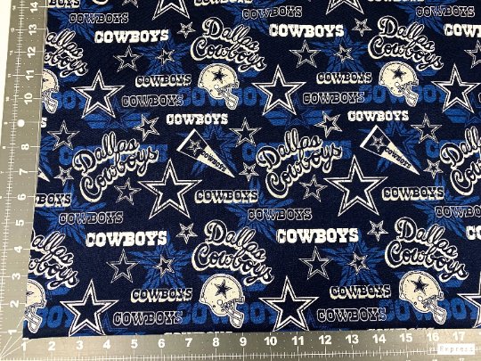 Dallas Cowboys Fabric 14443 Pennant NFL Cotton fabric - Mary Jo Fabrics