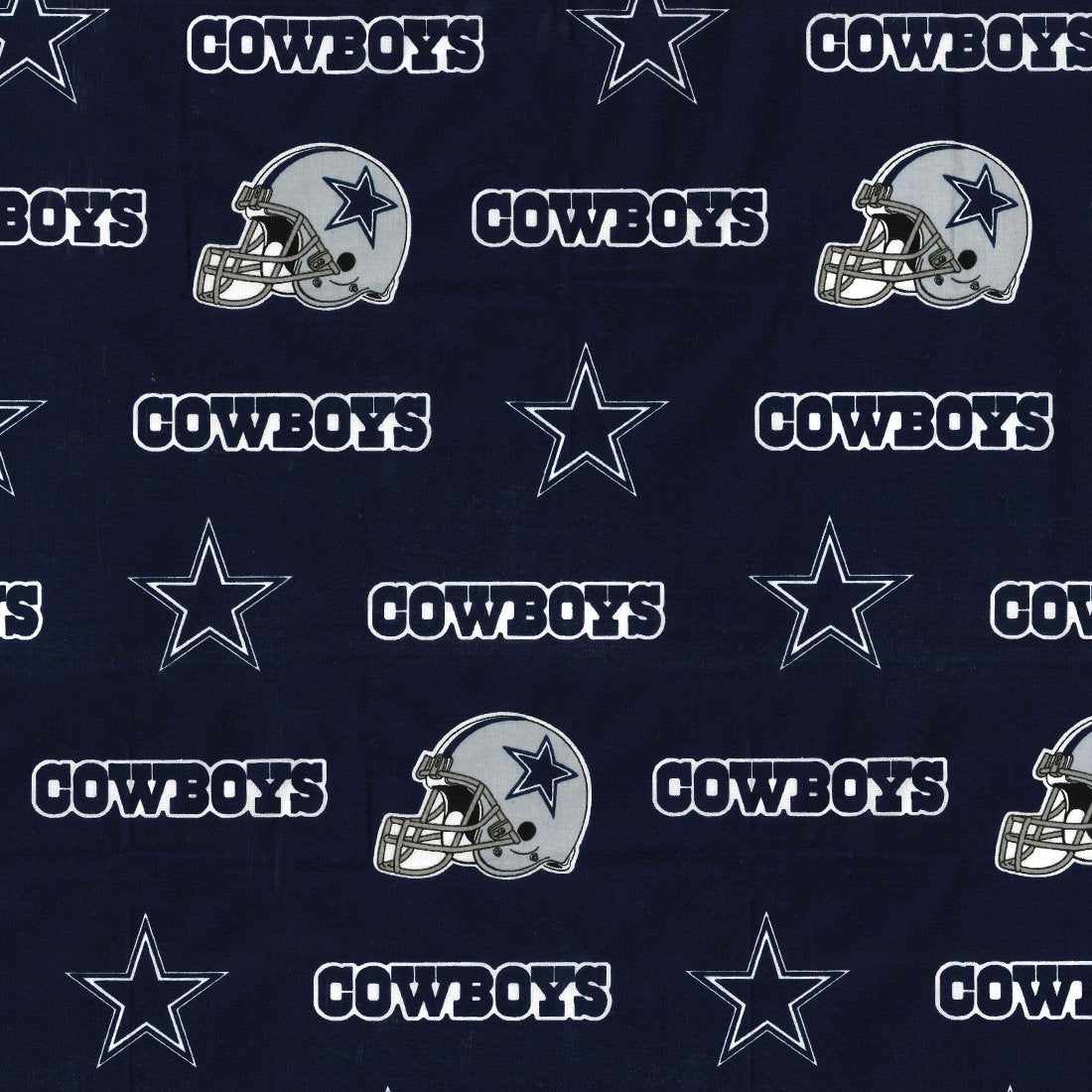 Dallas Cowboys fabric 6313 - D NFL Fabric Dallas fabric Helmet - Mary Jo Fabrics