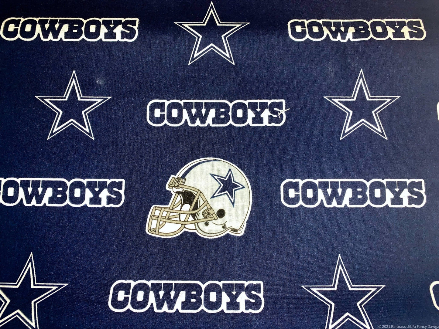 Dallas Cowboys fabric 6313 - D NFL Fabric Dallas fabric Helmet - Mary Jo Fabrics