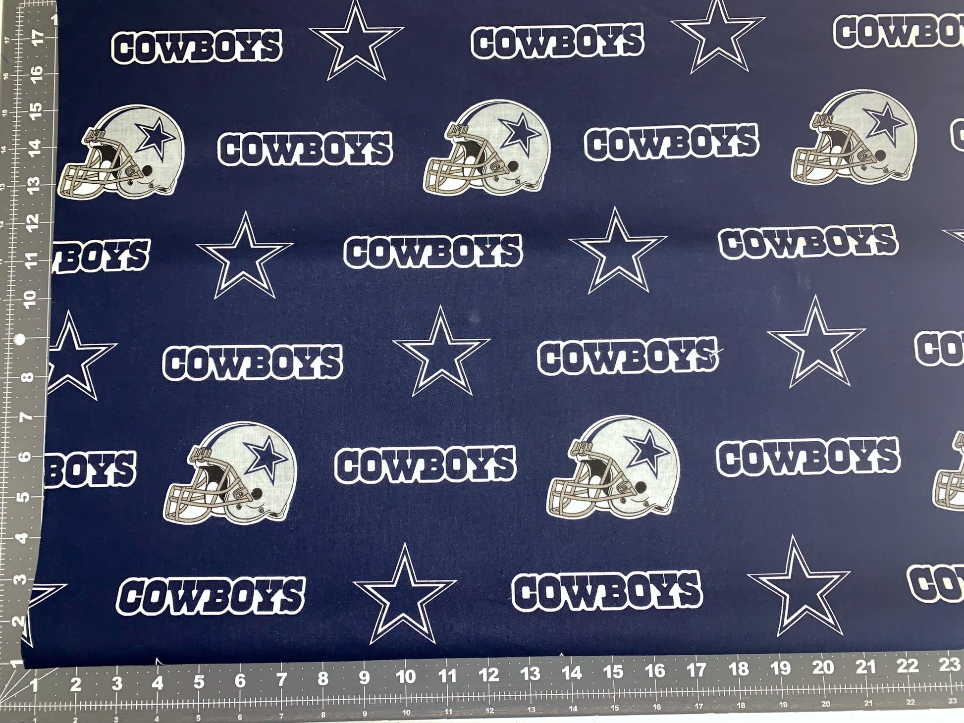 Dallas Cowboys fabric 6313 - D NFL Fabric Dallas fabric Helmet - Mary Jo Fabrics