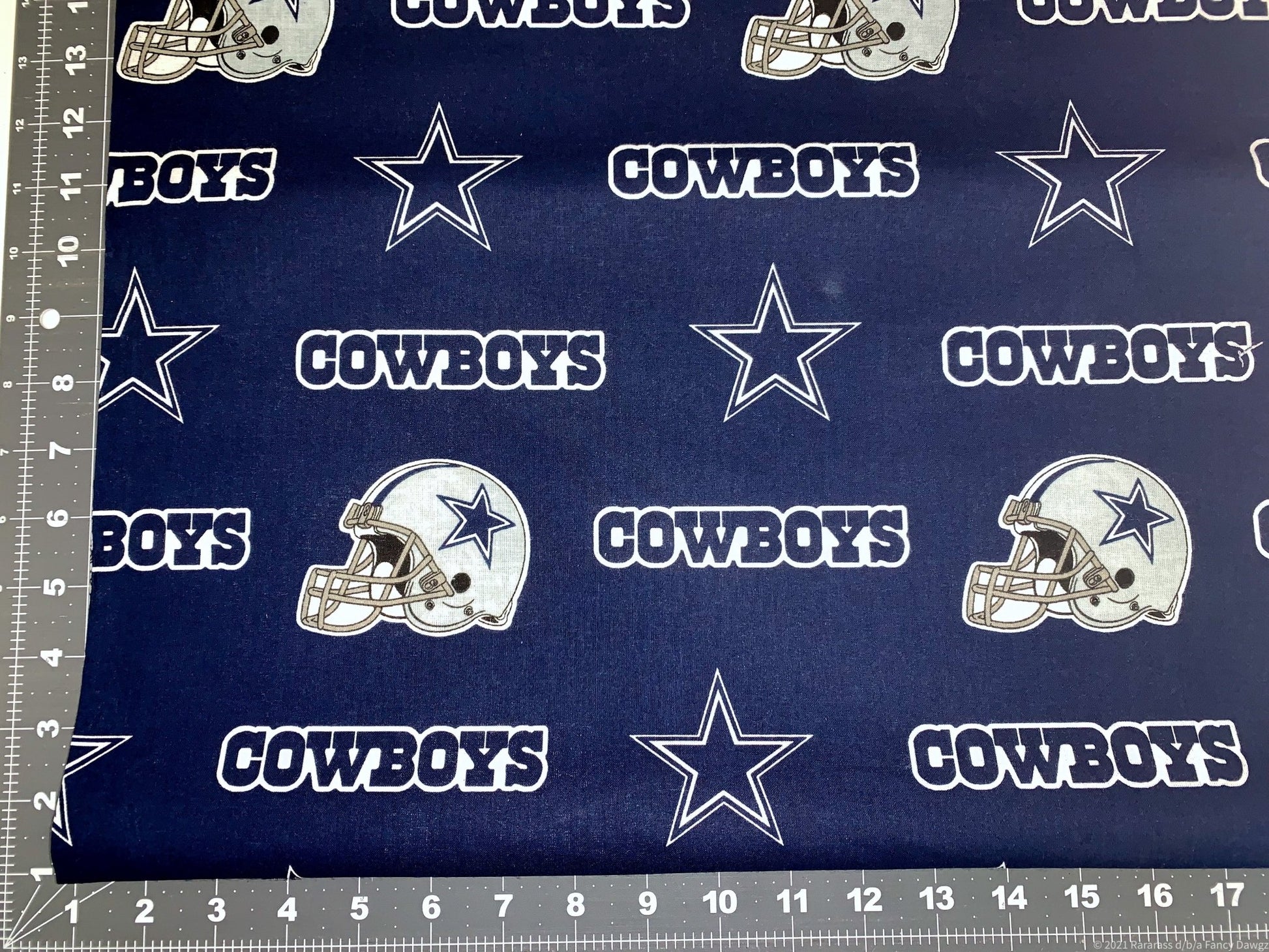 Dallas Cowboys fabric 6313 - D NFL Fabric Dallas fabric Helmet - Mary Jo Fabrics