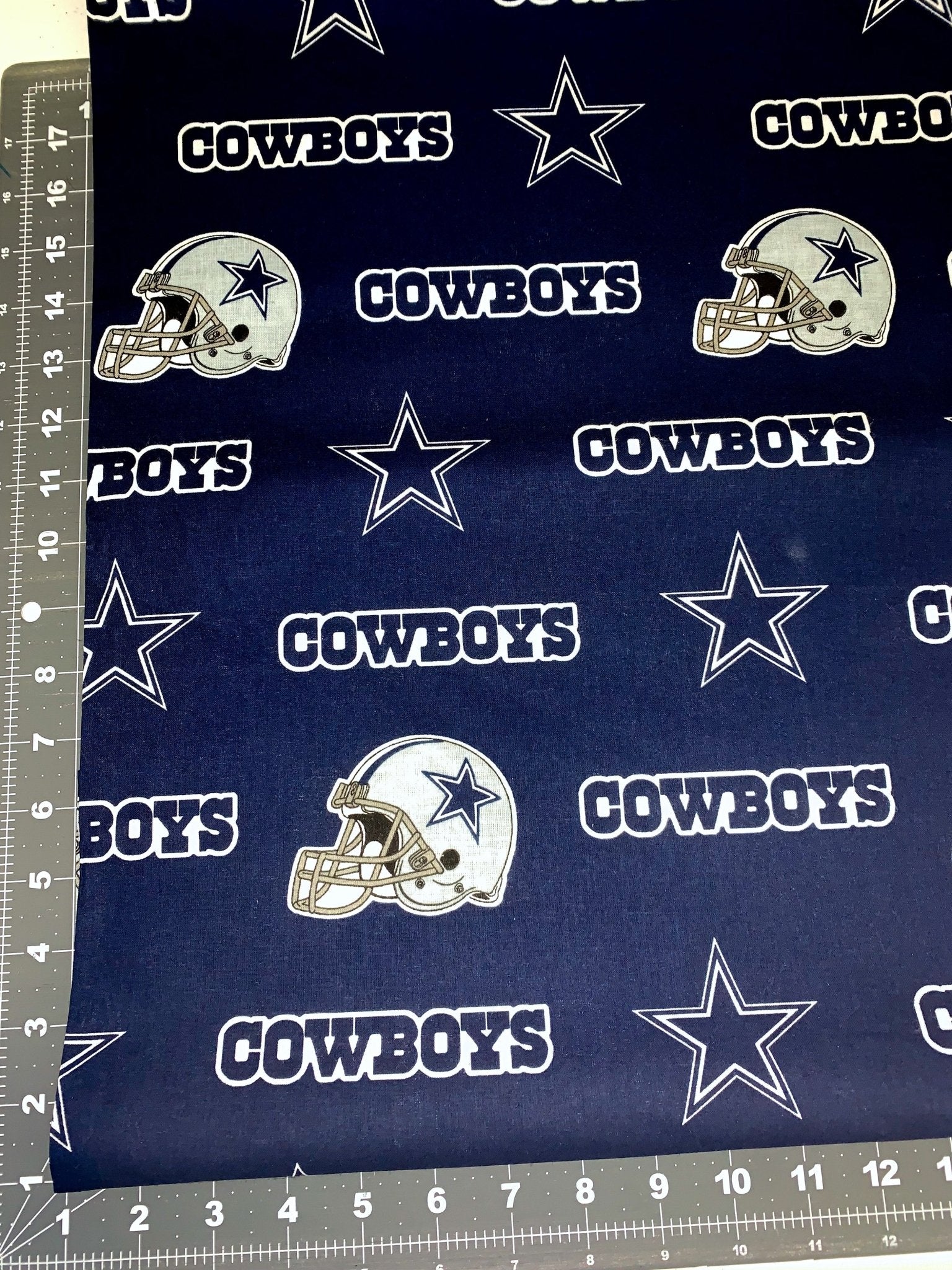 Dallas Cowboys fabric 6313 - D NFL Fabric Dallas fabric Helmet - Mary Jo Fabrics