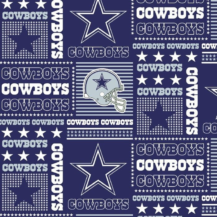 Dallas Cowboys fabric 6424 Stripe NFL cotton fabric - Mary Jo Fabrics