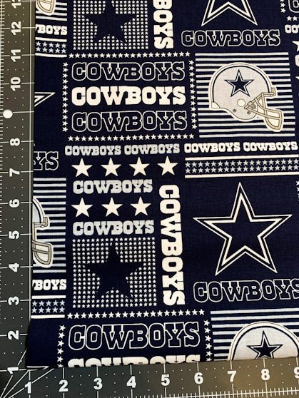 Dallas Cowboys fabric 6424 Stripe NFL cotton fabric - Mary Jo Fabrics