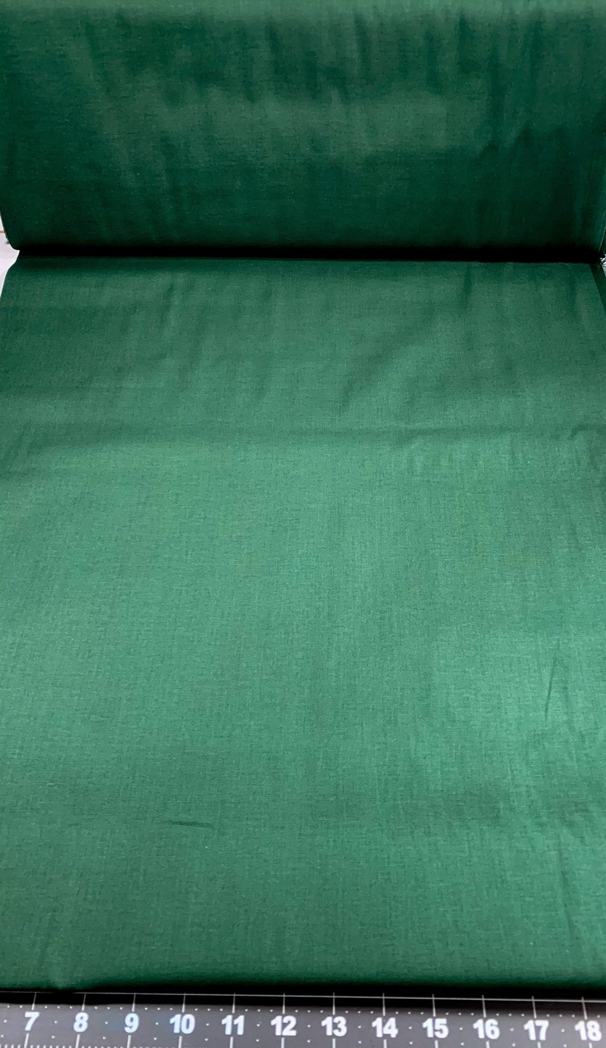 Dark Green Solid cotton fabric - Mary Jo Fabrics