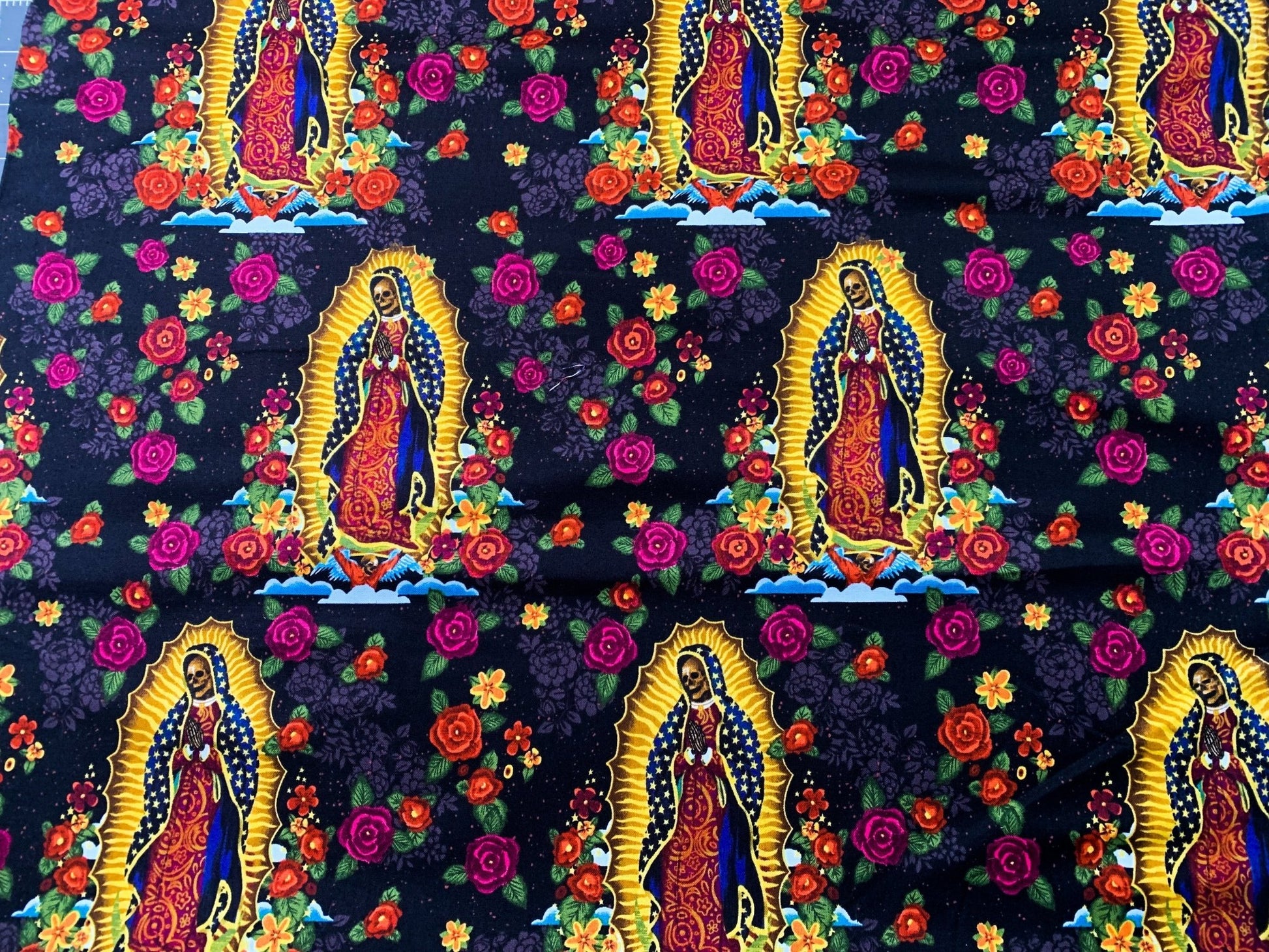 Day of the dead fabric El muerte fabric - Mary Jo Fabrics